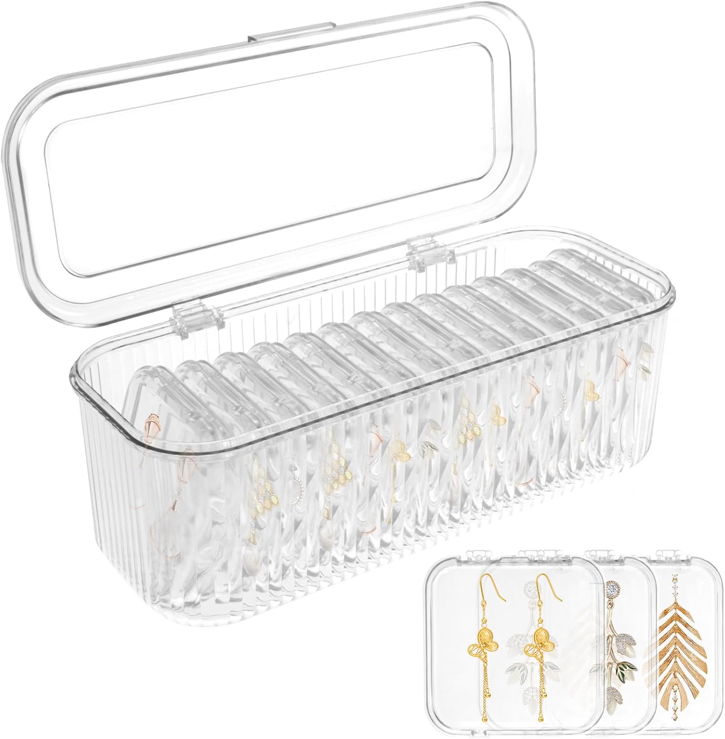 Transparent Jewelry Organizer Box