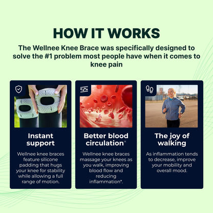 Wellnee Knee Brace with Silicone Padding