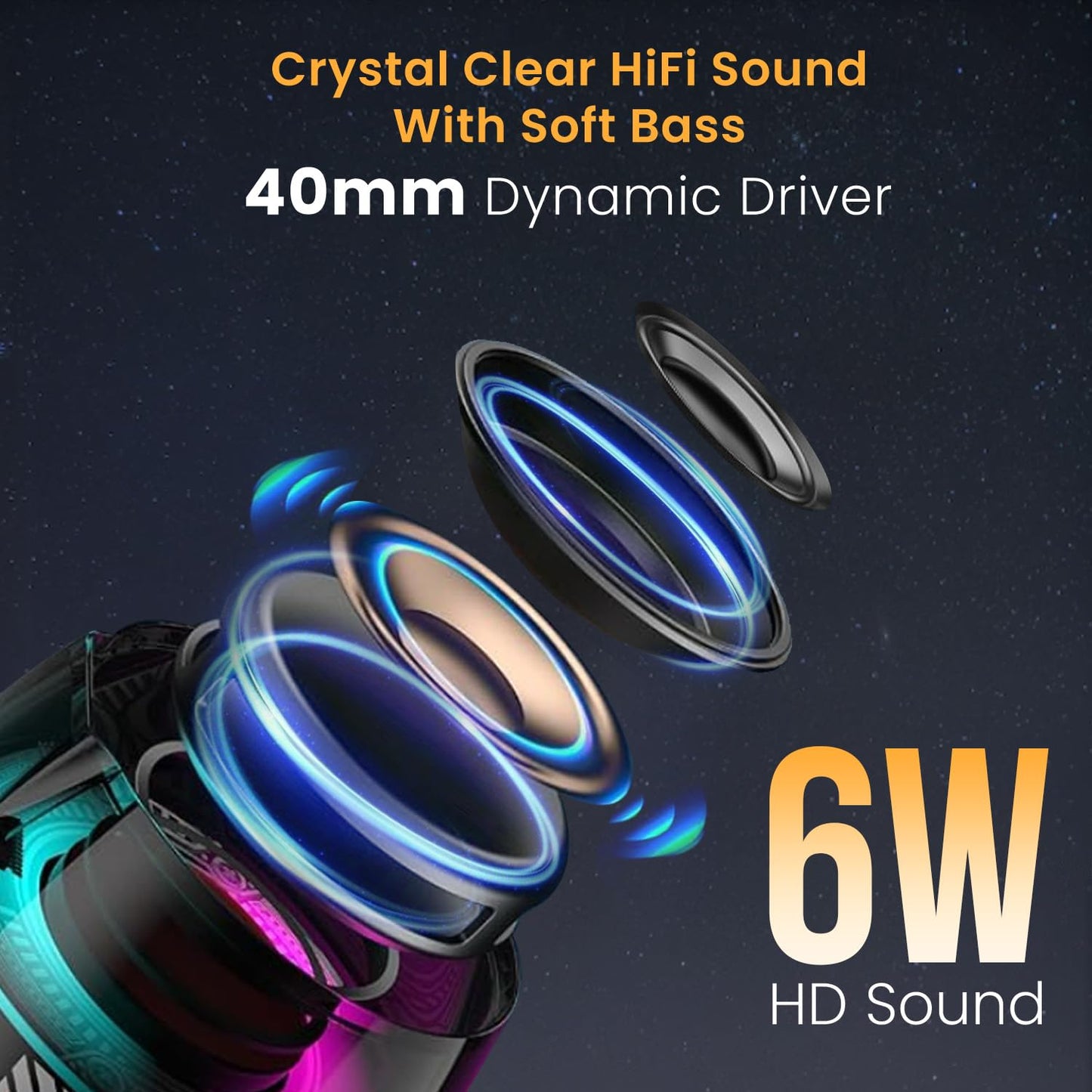 6W Magnetic Bluetooth Speaker with MagSafe