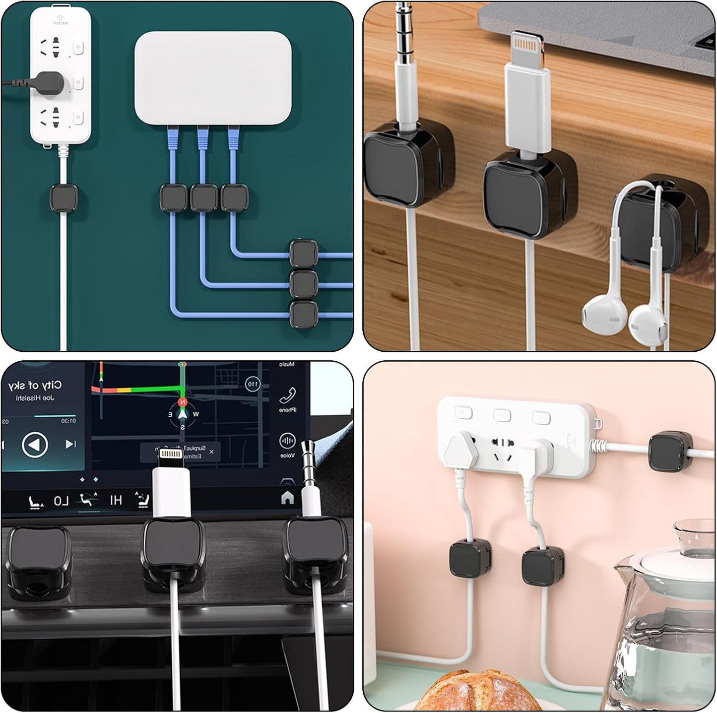 Phone Charging Cords Wire Holder Organizer
