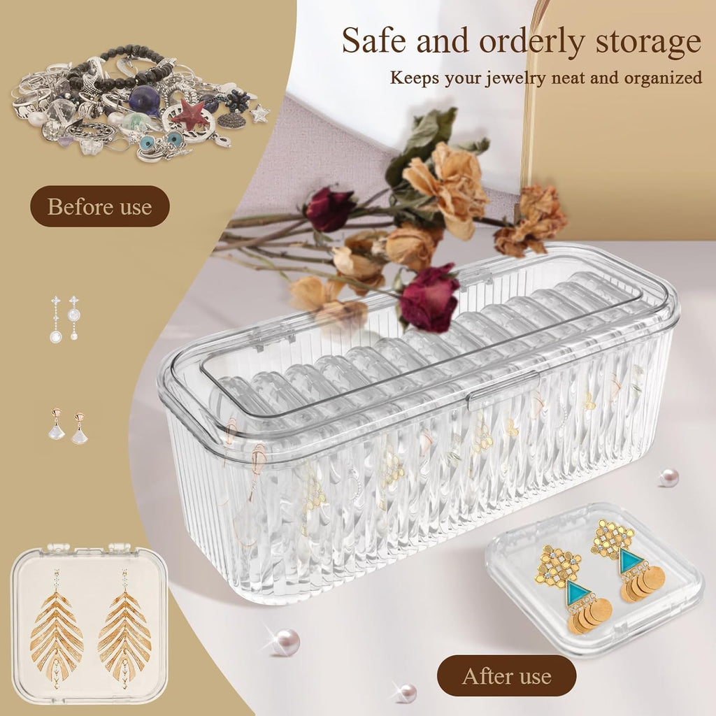Transparent Jewelry Organizer Box