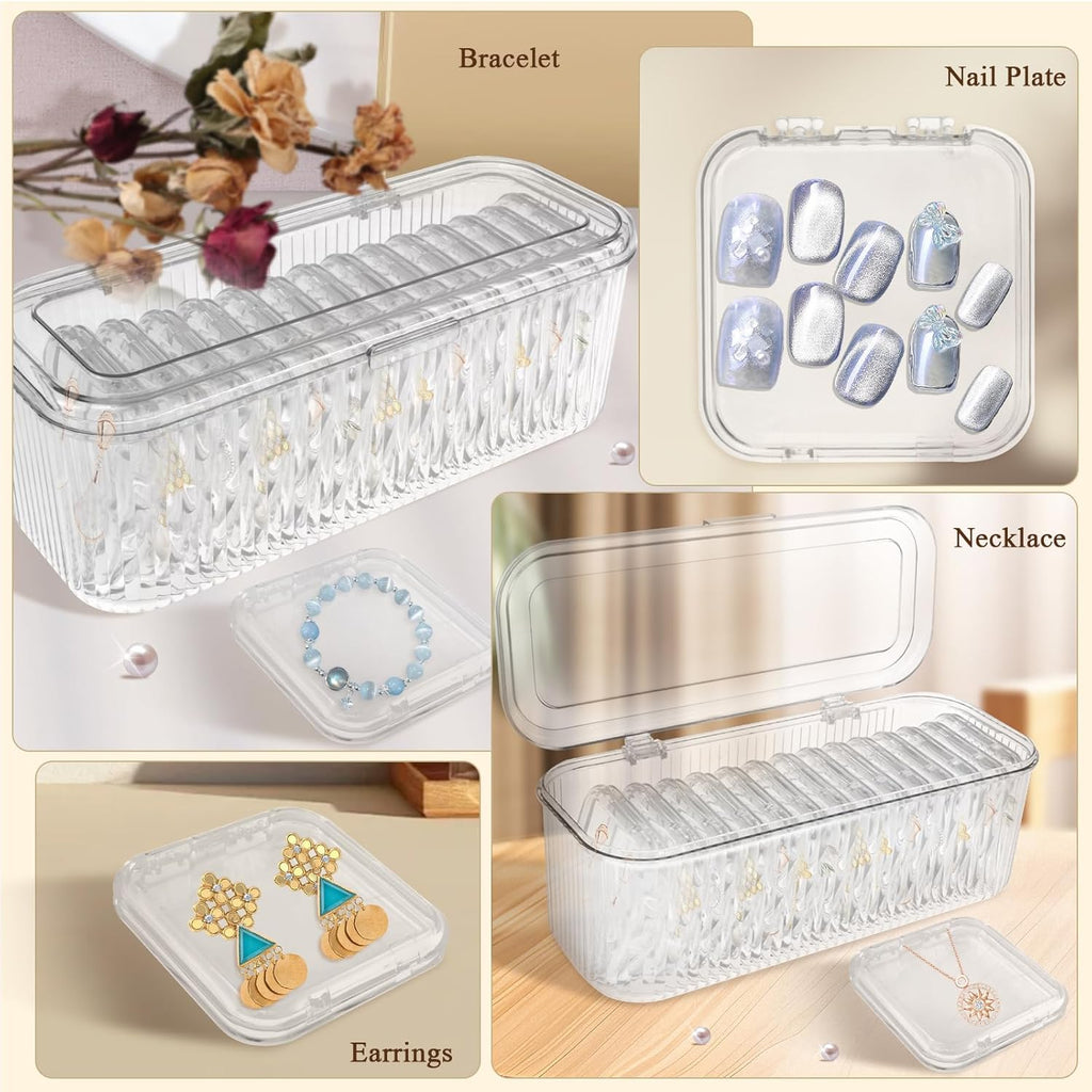 Transparent Jewelry Organizer Box