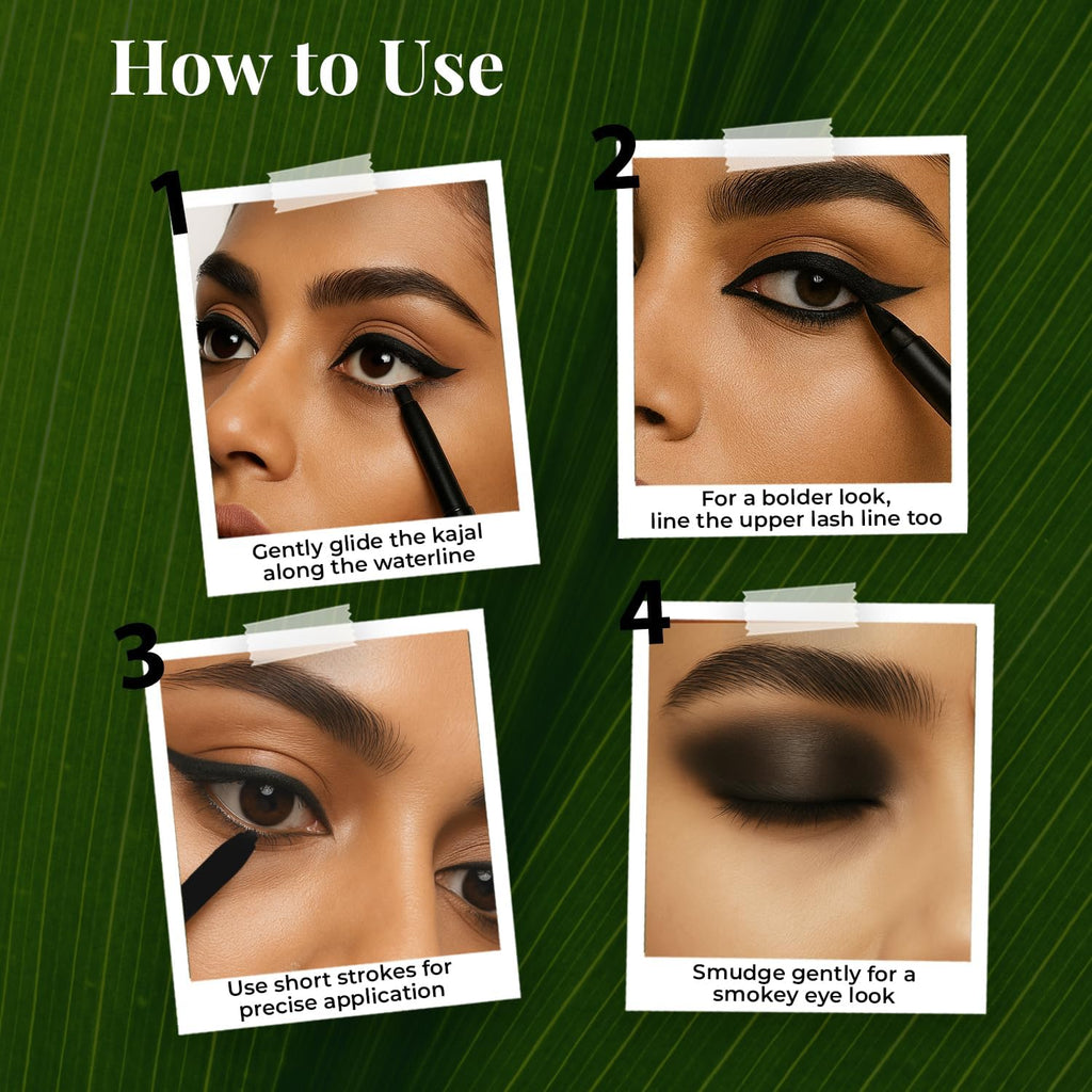 Retractable 2-in-1 Herbal Eyeliner + Kajal