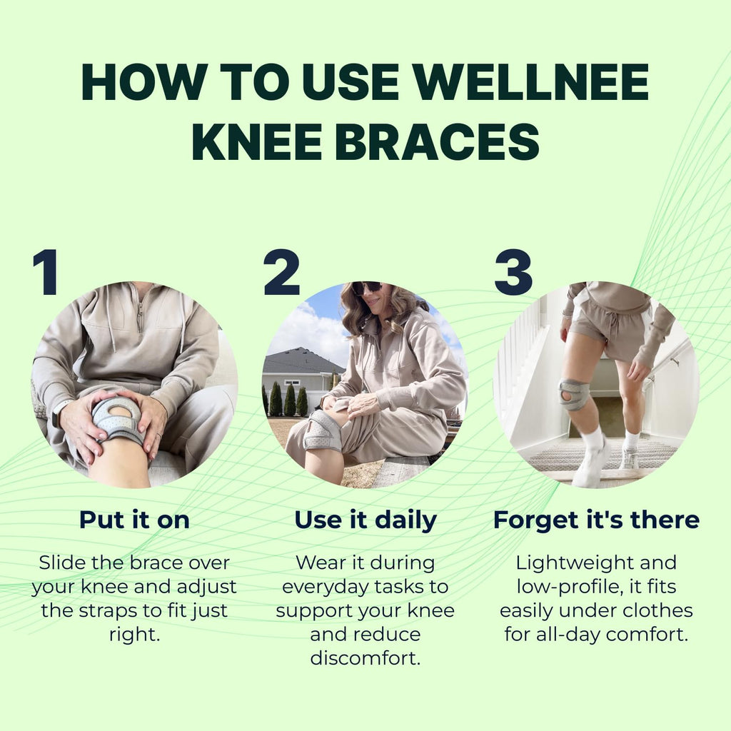 Wellnee Knee Brace with Silicone Padding