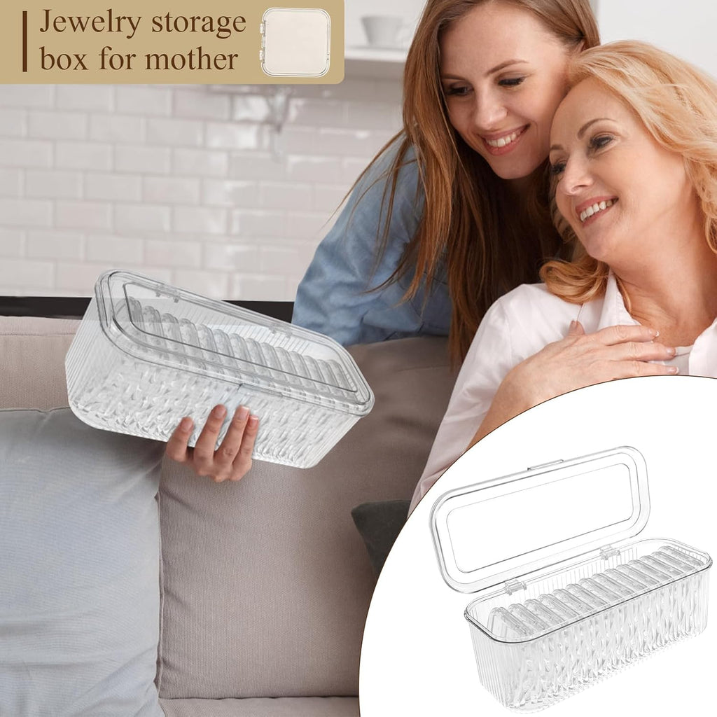 Transparent Jewelry Organizer Box