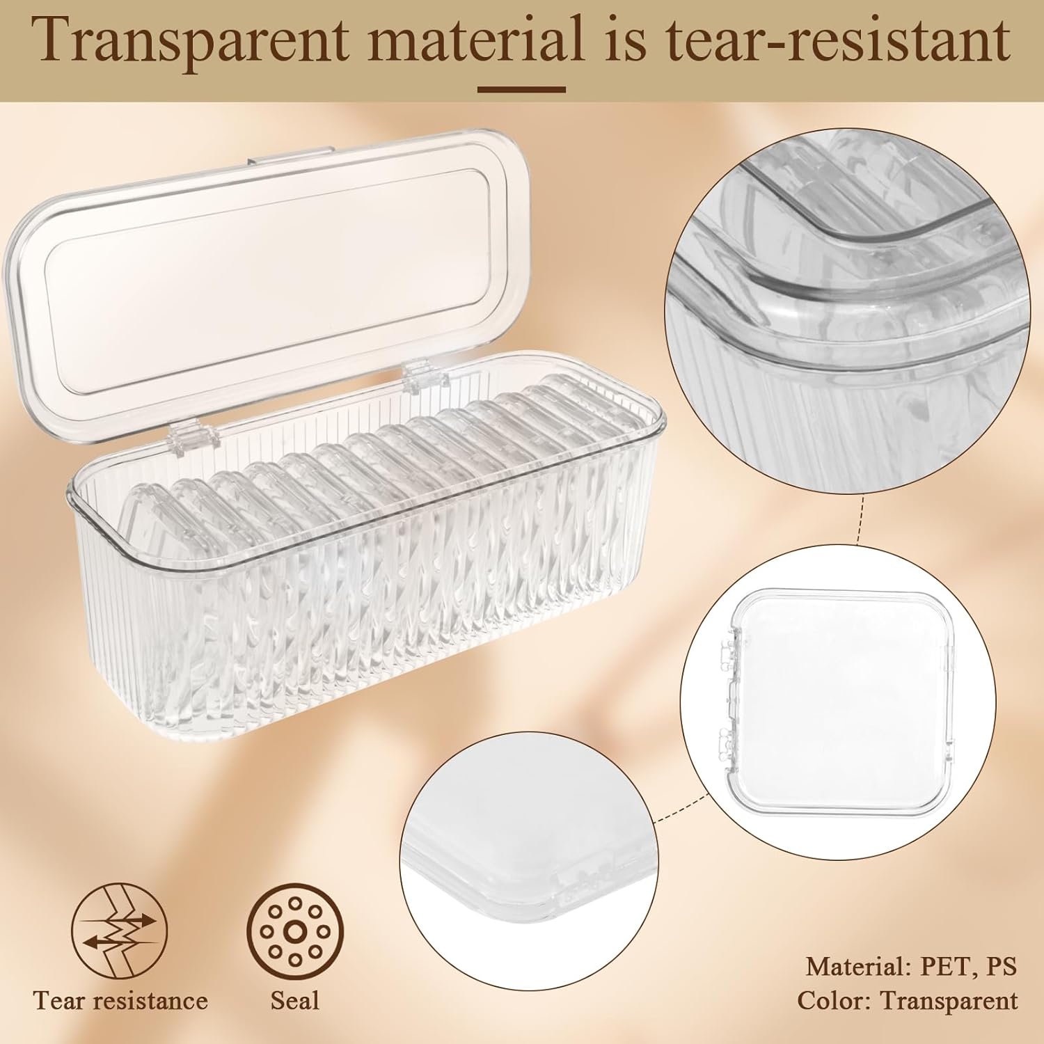 Transparent Jewelry Organizer Box