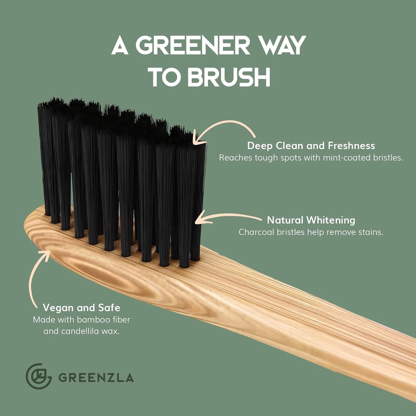 Bamboo Toothbrush For Sensitive Teeth | Extra Soft bristles