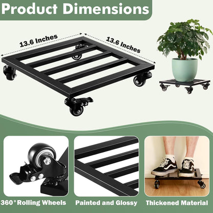 Moveable Wheel Plant Stand