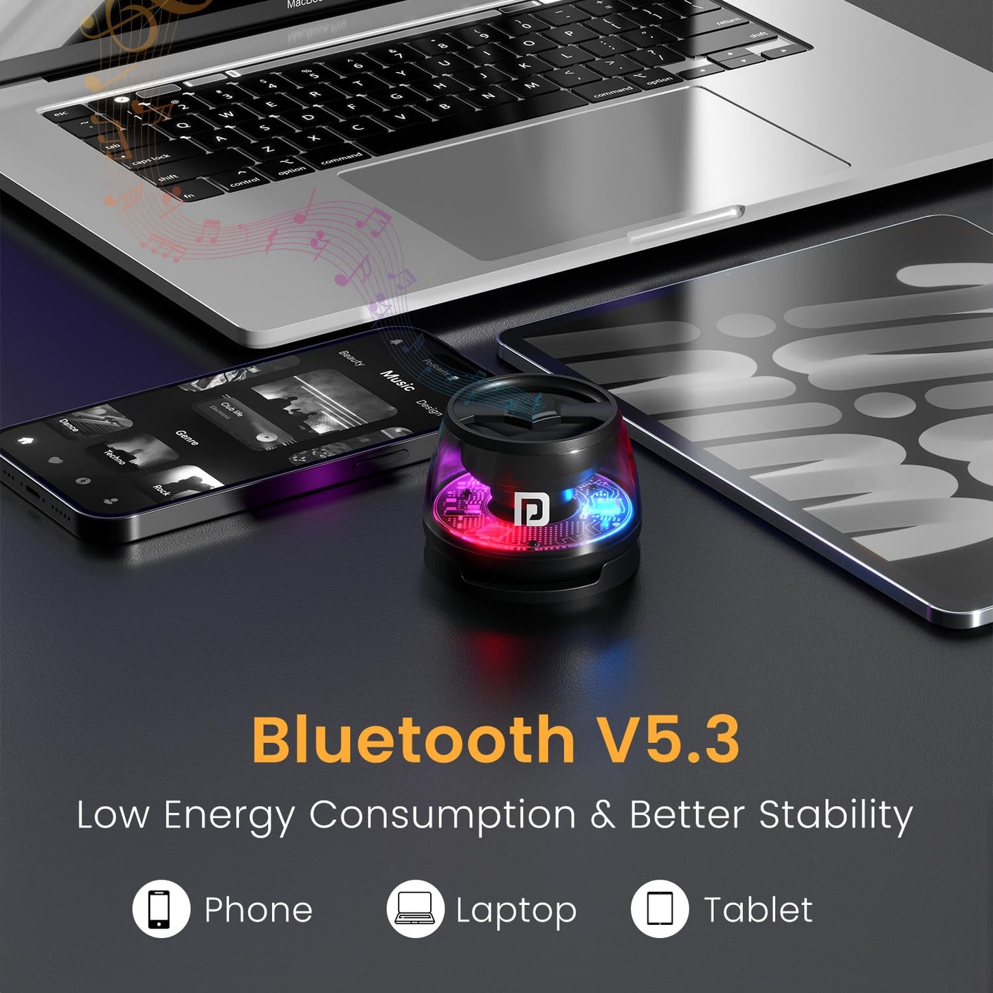 6W Magnetic Bluetooth Speaker with MagSafe