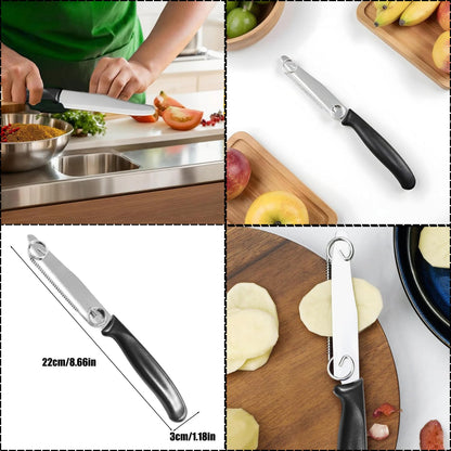 Stainless Steel Fruit Peeler Cutter Slicer