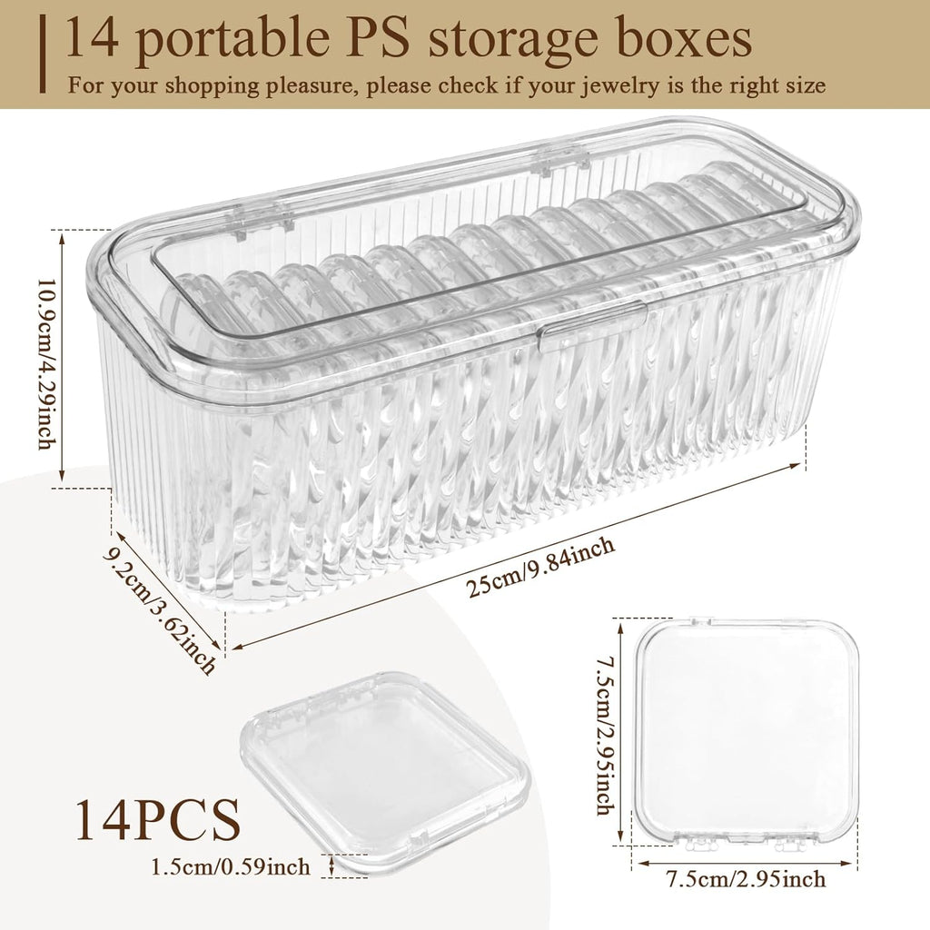 Transparent Jewelry Organizer Box