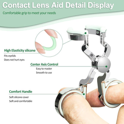 Women Eye Care Contact Lenses Applicator Tool
