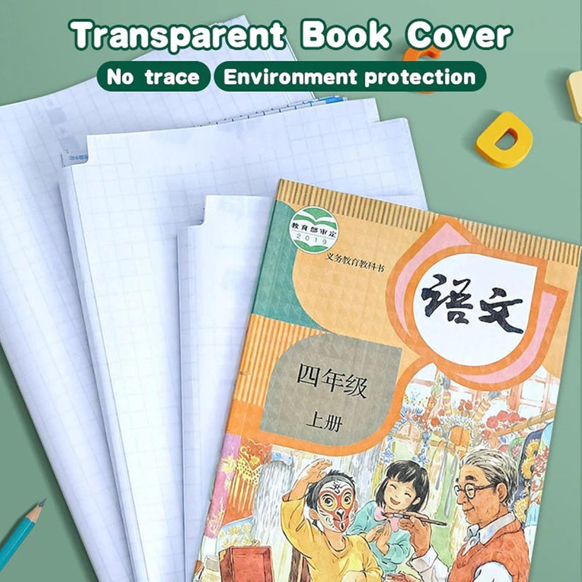 Transparent Paper Sticker Book Cover Film – Luxe Cart