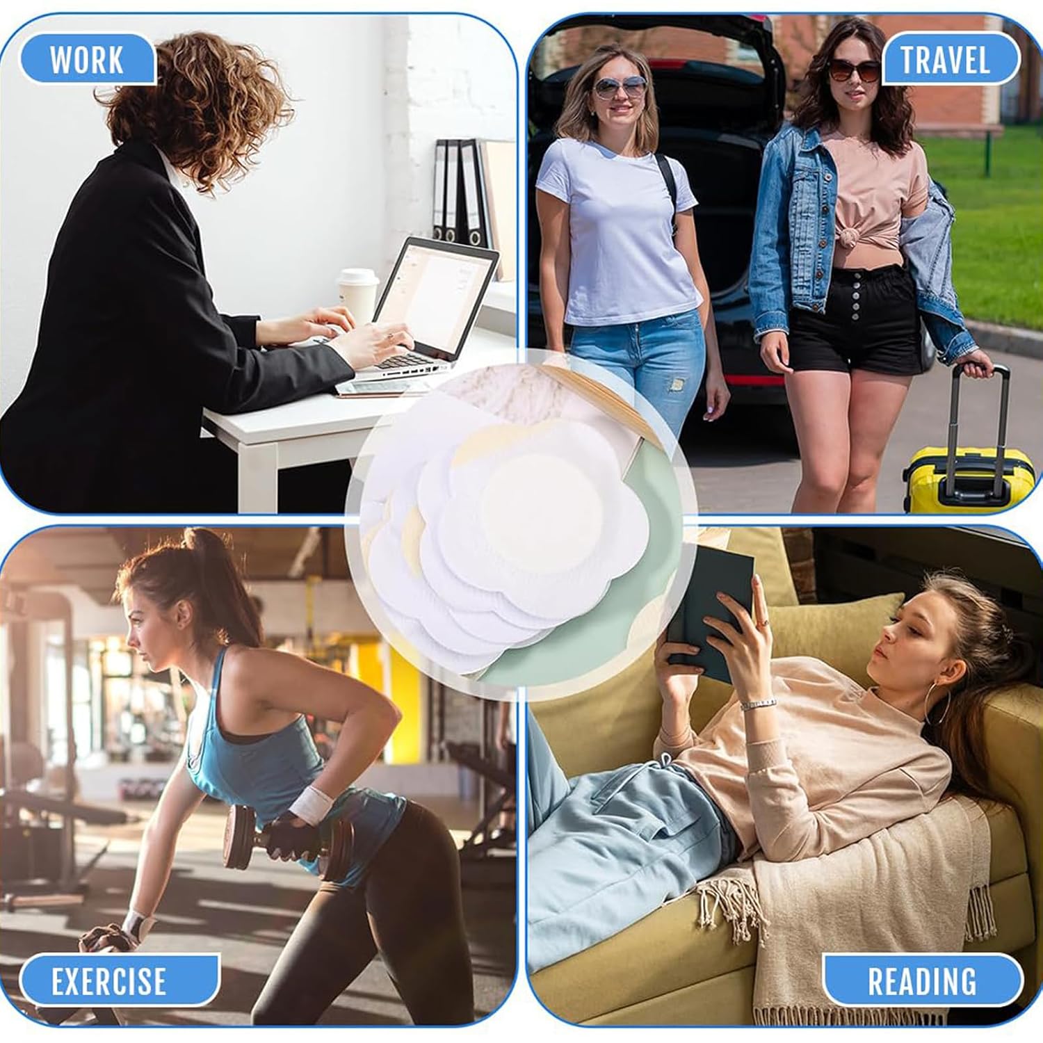 Self-Adhesive Castor Oil Wrap Patches