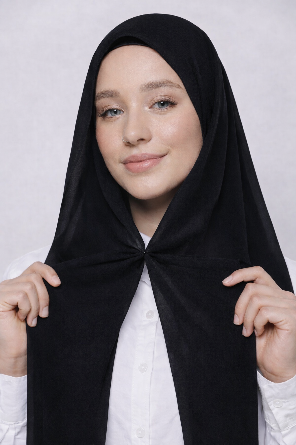 Magnetic Instant Hijab by UJ - 72 x 21 (Inches)
