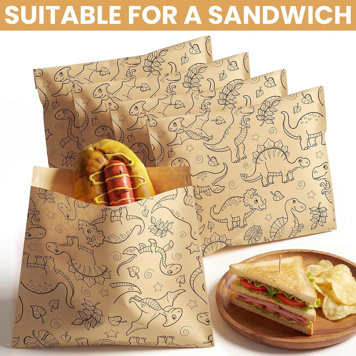 Sealable Lunch Storage Bags