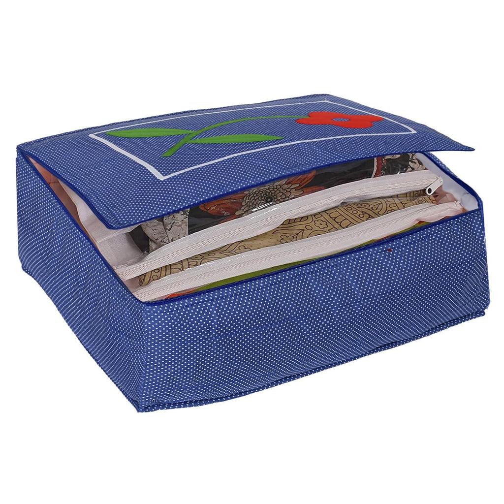 12 Flap Foldable Saree Cover for Clothes