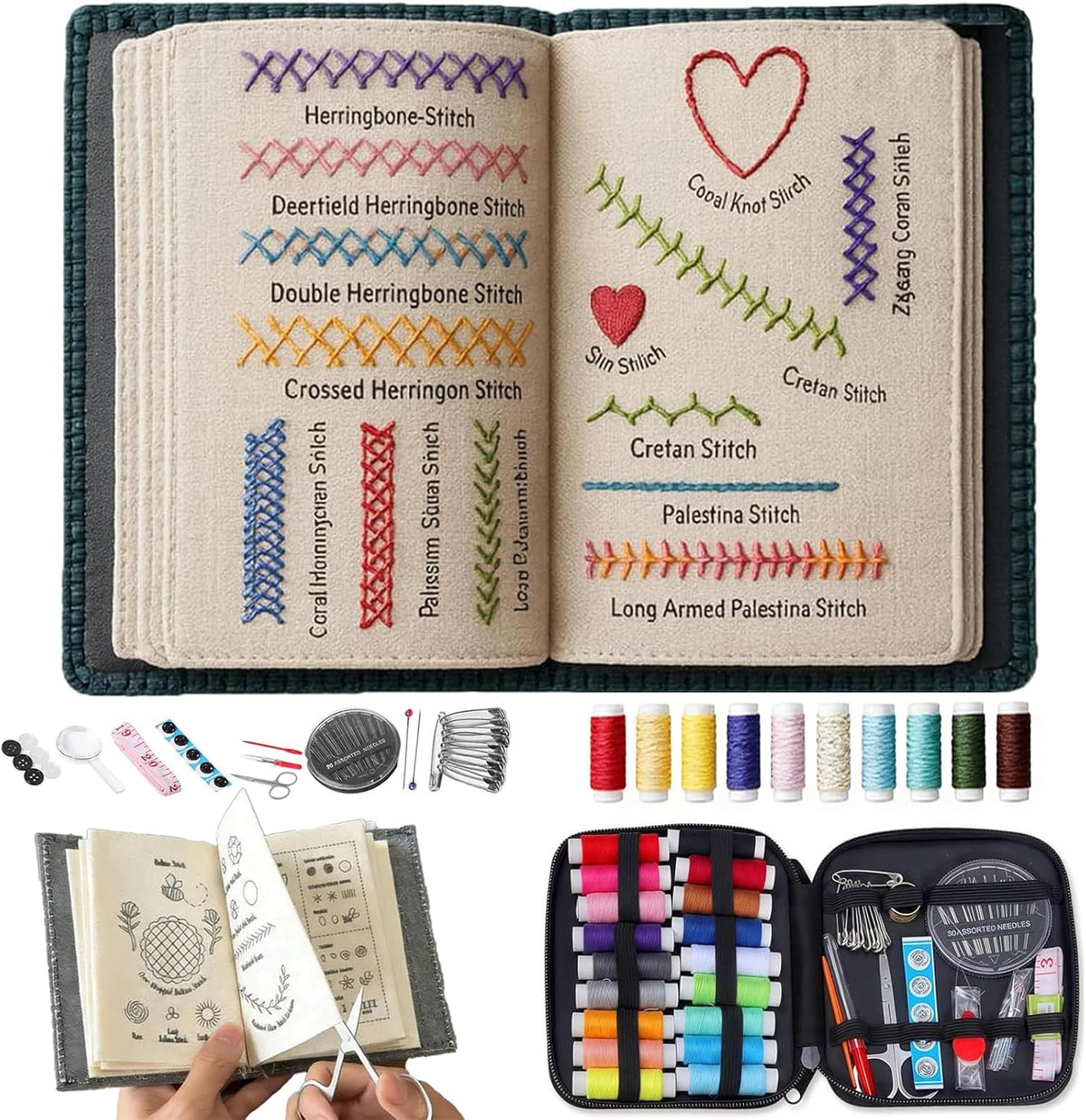 Embroidery Stitch book 143 different stitches