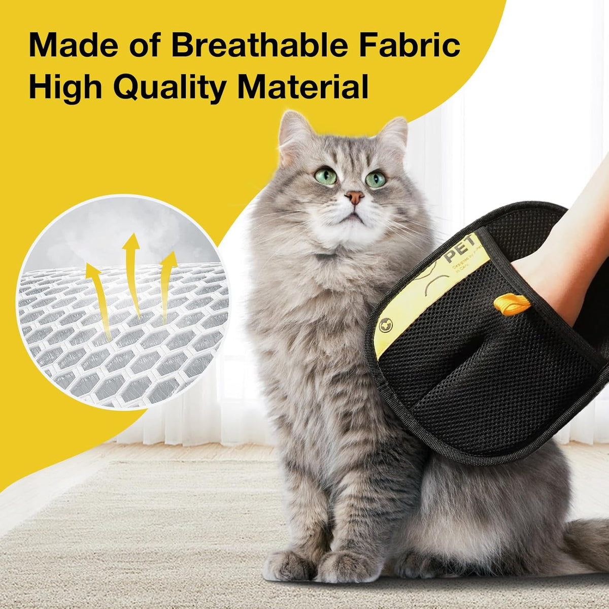 Double-Sided Pets Grooming Gloves