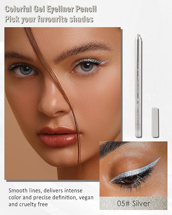 Waterline Gel Silver Eyeliner Pen Kajal