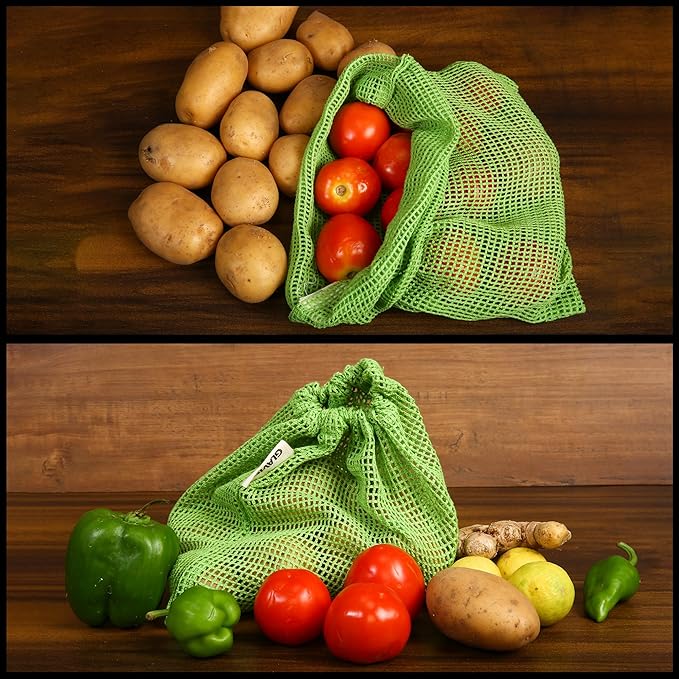 Cotton Reuseable Vegetables Bags