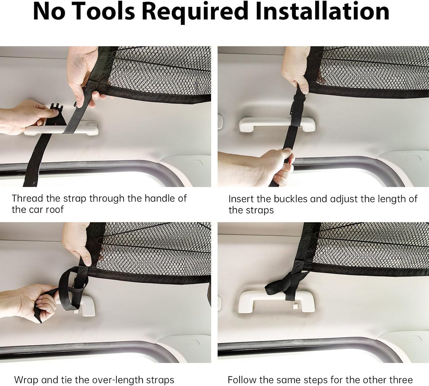 Double Layer Car Roof Storage Organizer