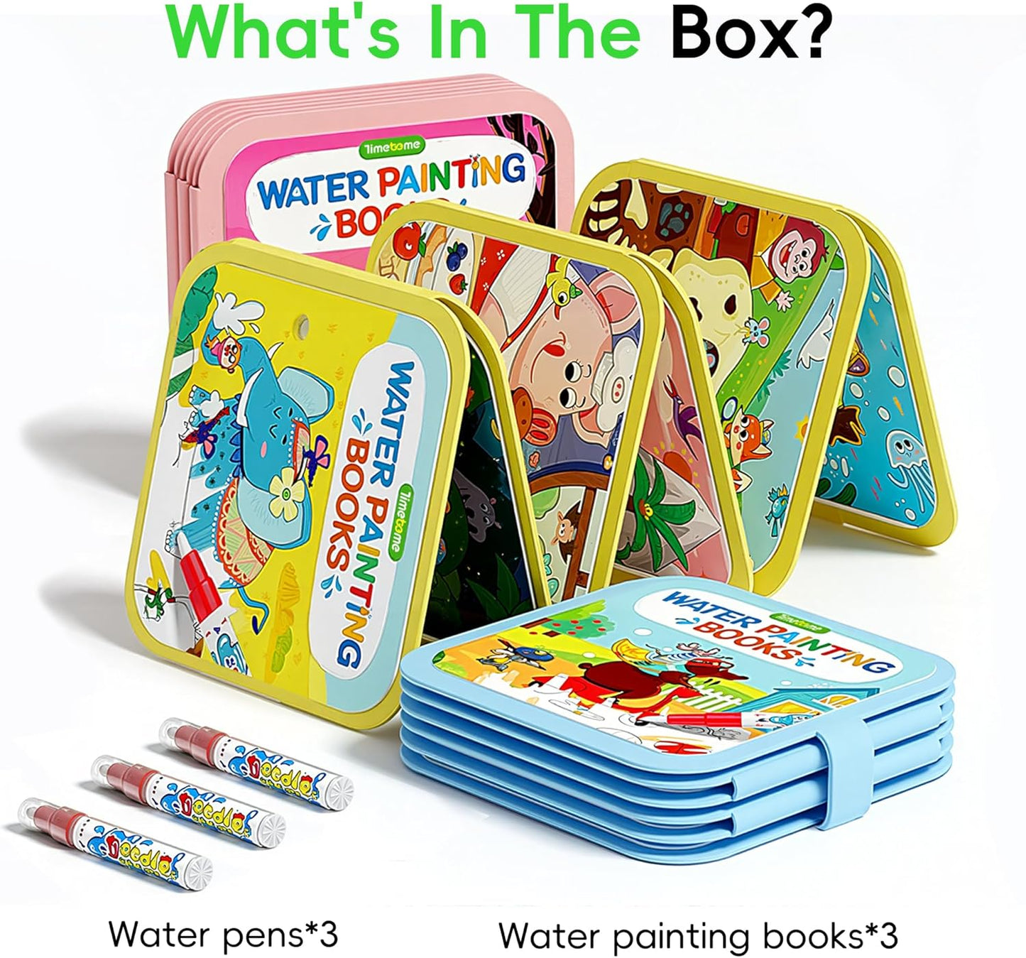 Reusable Water Painting Books for Kids