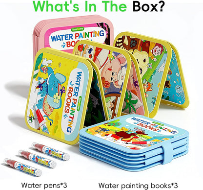 Reusable Water Painting Books for Kids