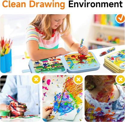 Reusable Water Painting Books for Kids
