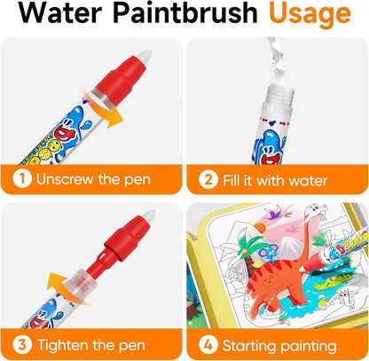 Reusable Water Painting Books for Kids