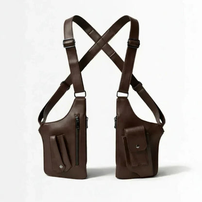 Adjustable Medieval Leather Harness Bag