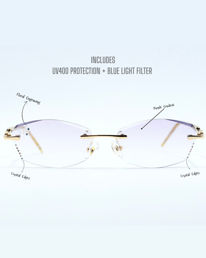 Veloura Signature Fashion Tinted Glasses