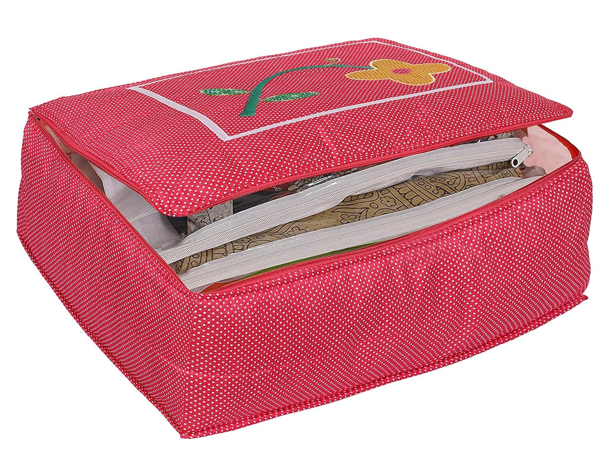 12 Flap Foldable Saree Cover for Clothes