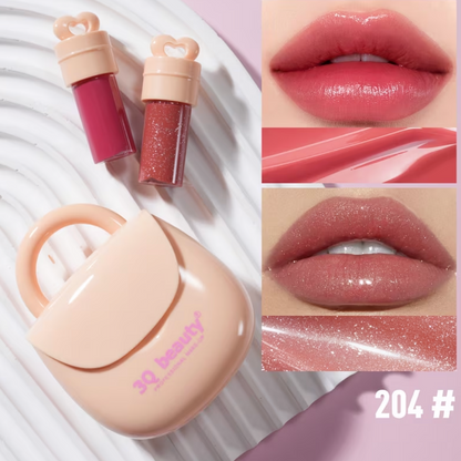 Korean Bag Lip Gloss | Set Of 2