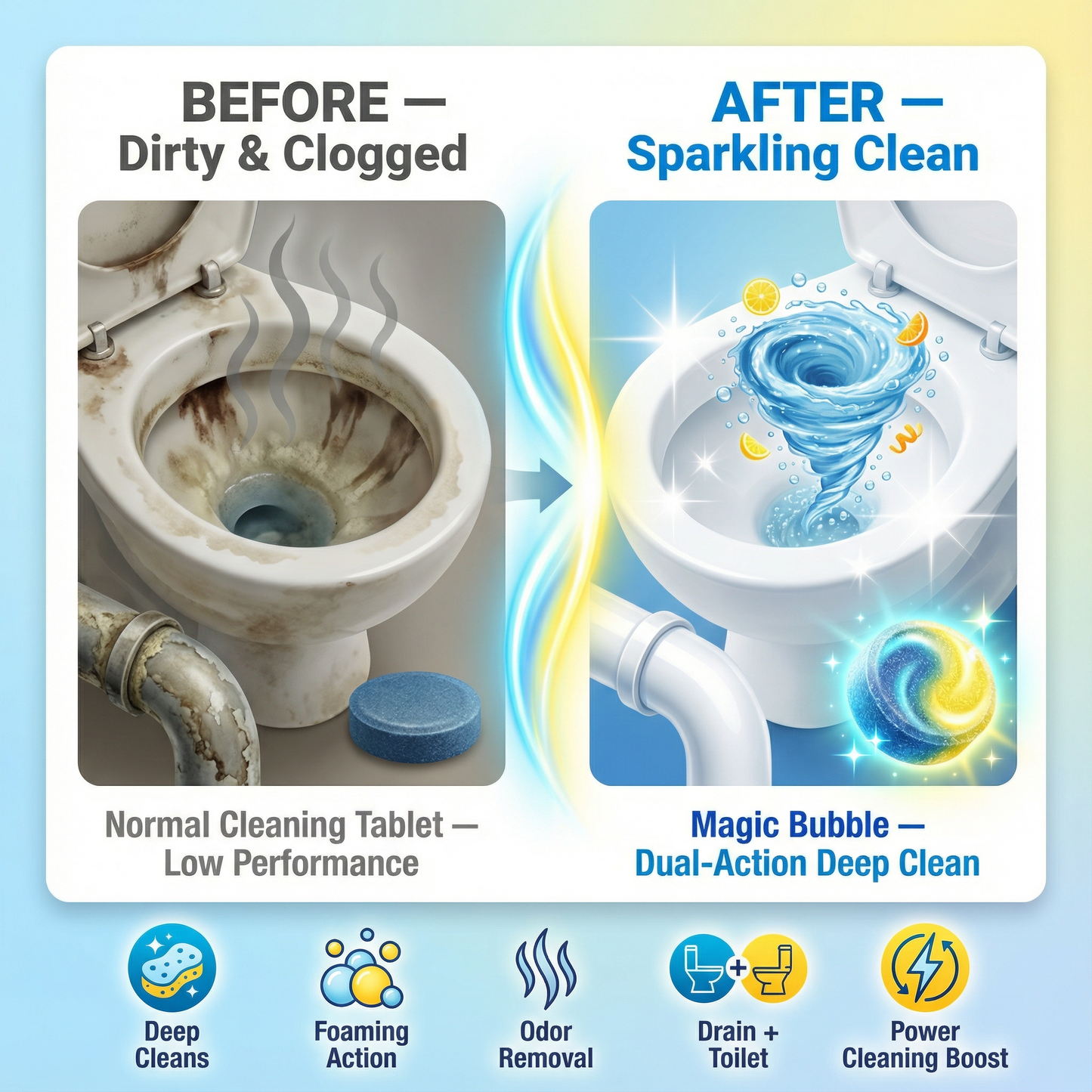 Magic Bubble Cleaning Tablets🔥
