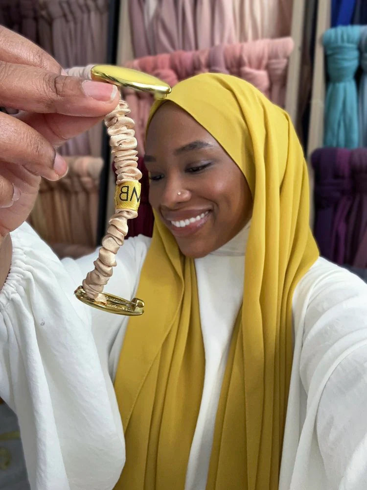 Stretchy Hijab with Double Pin