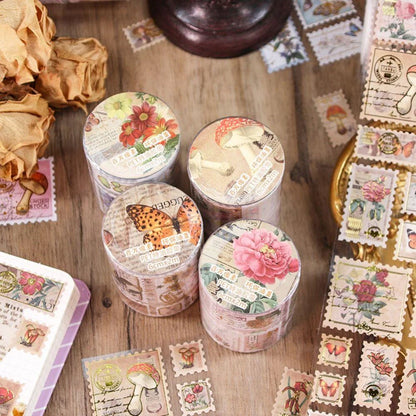 Vintage Deco Sticker Tape Roll