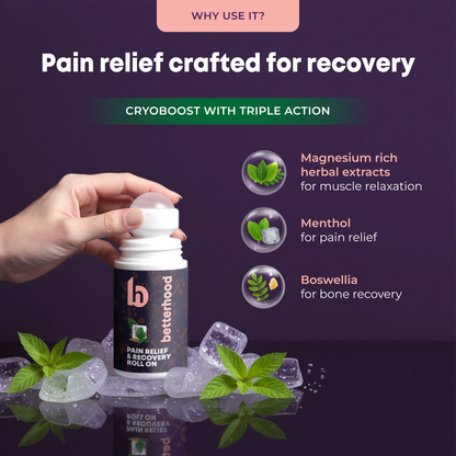betterhood Pain Relief and Recovery Roll-On (50 ml)