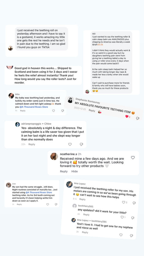 Teething Natural Pain Relief Roller