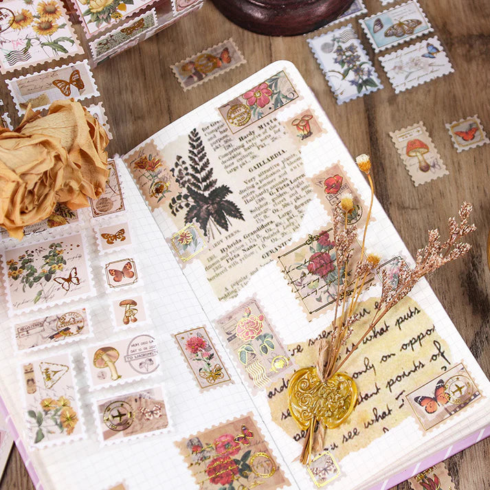 Vintage Deco Sticker Tape Roll