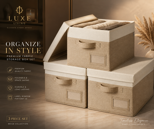 Large Storage Boxes with Lids