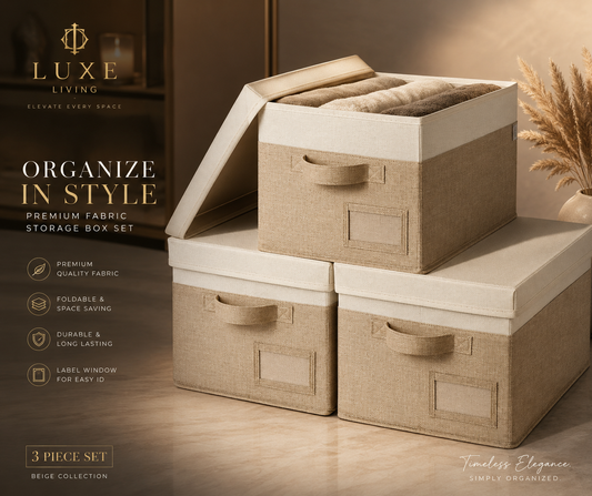 Large Storage Boxes with Lids
