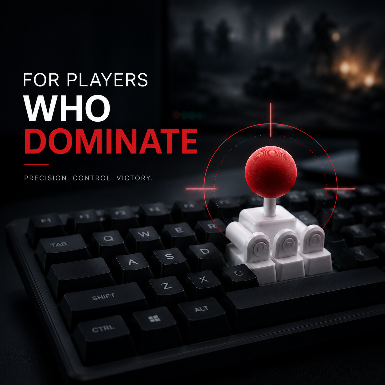 3D Printed Gaming Joystick Keycaps