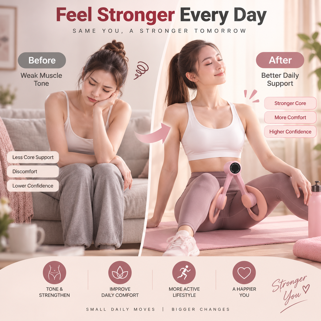 Merach Thigh Trainer – Inner Thigh, Legs & Arms Home Fitness Equipment