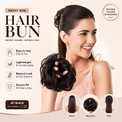 Clip On Messy Hair Bun