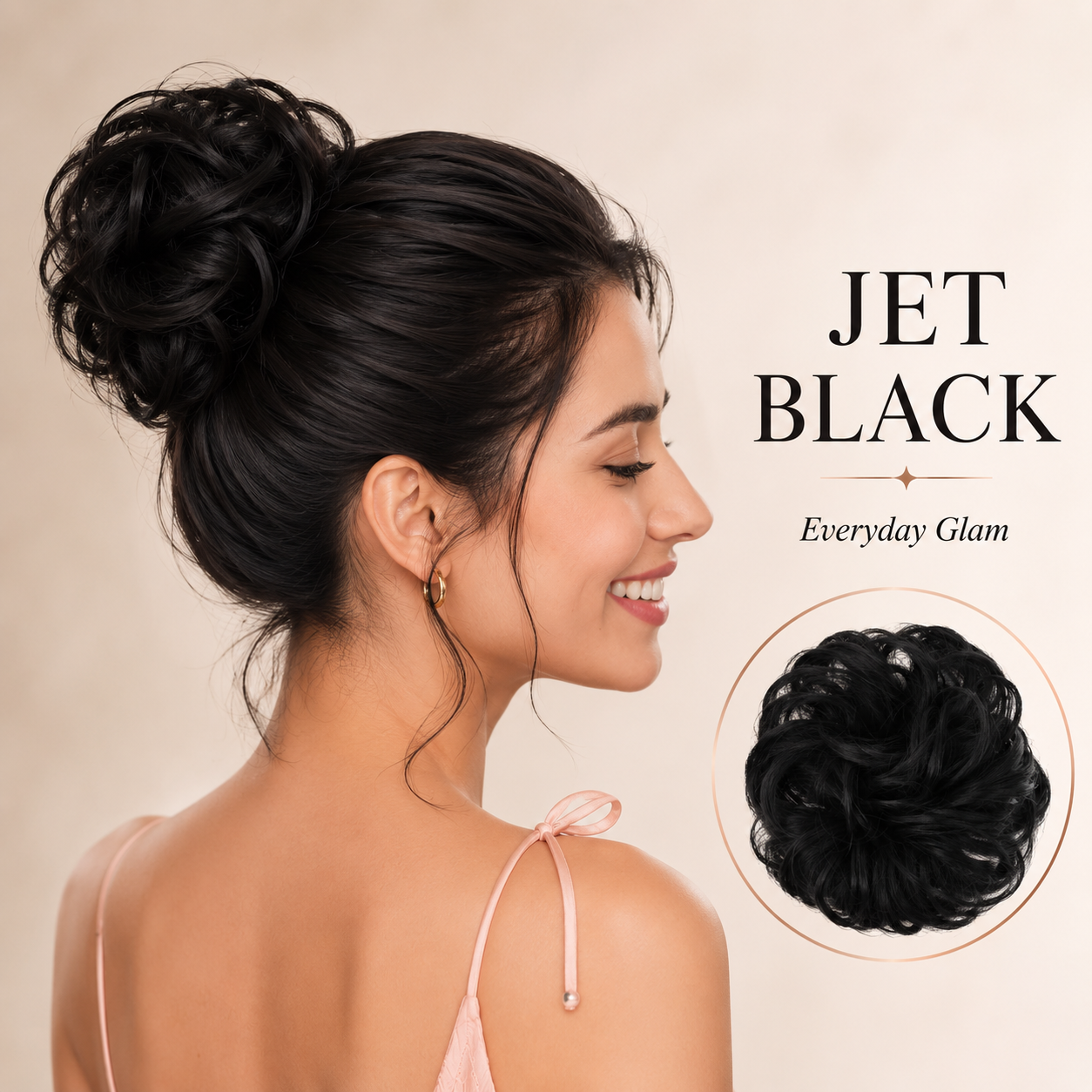 Clip On Messy Hair Bun