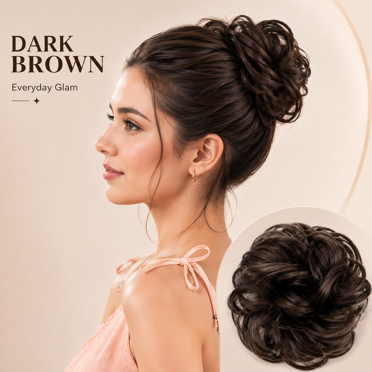 Clip On Messy Hair Bun