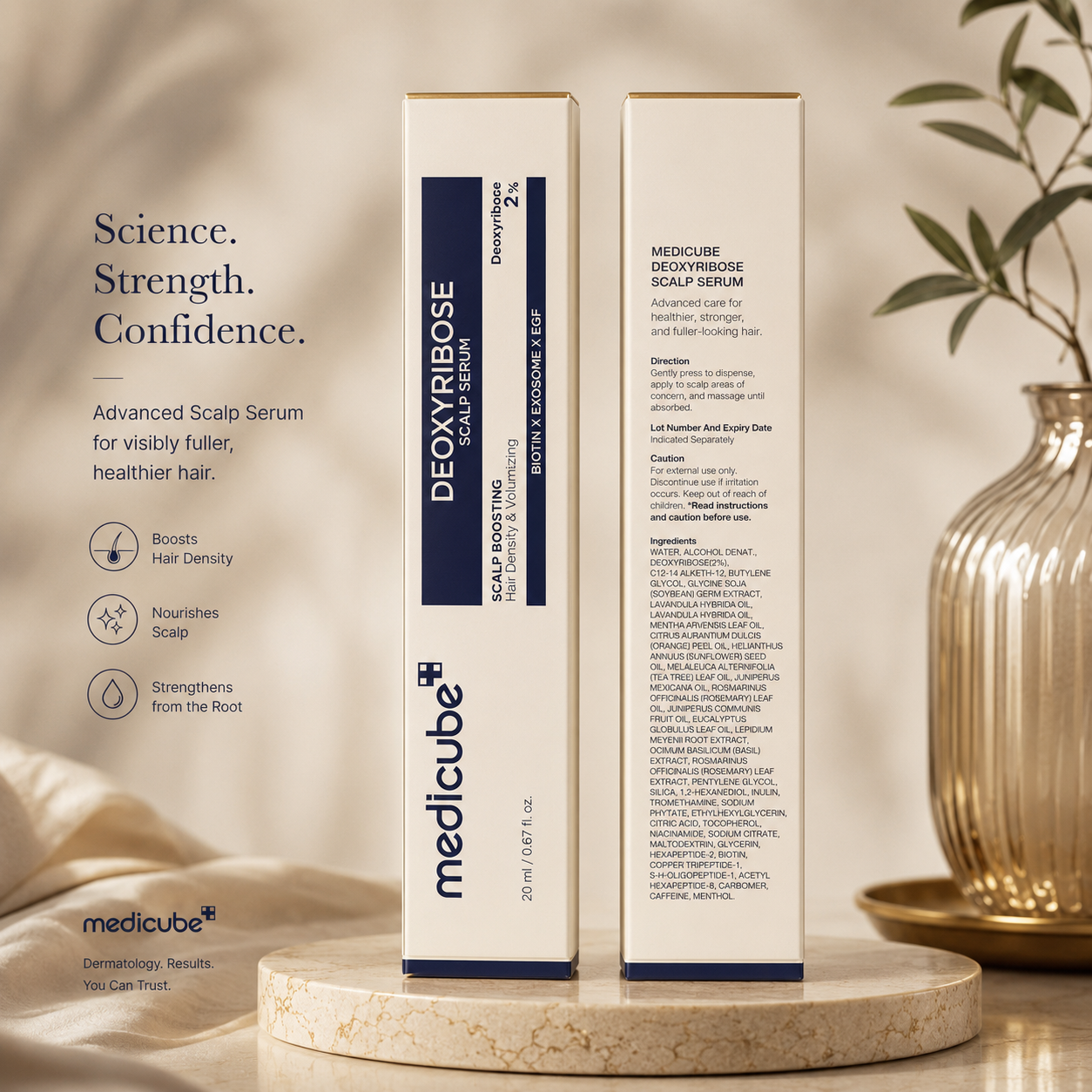 Medicube Scalp Serum with Deoxyribose for Fuller Looking Hair