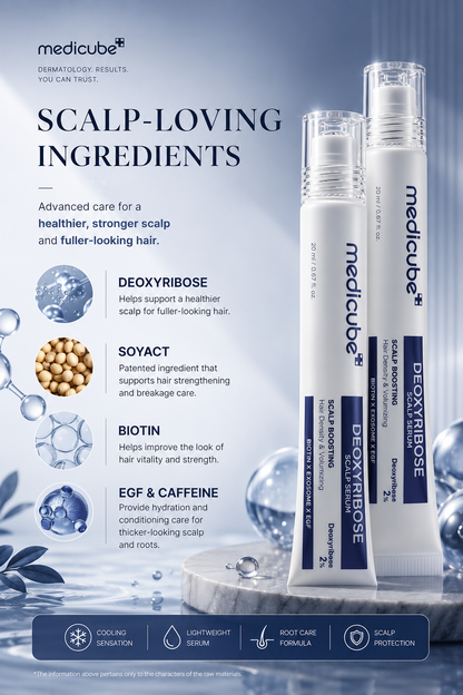 Medicube Scalp Serum with Deoxyribose for Fuller Looking Hair