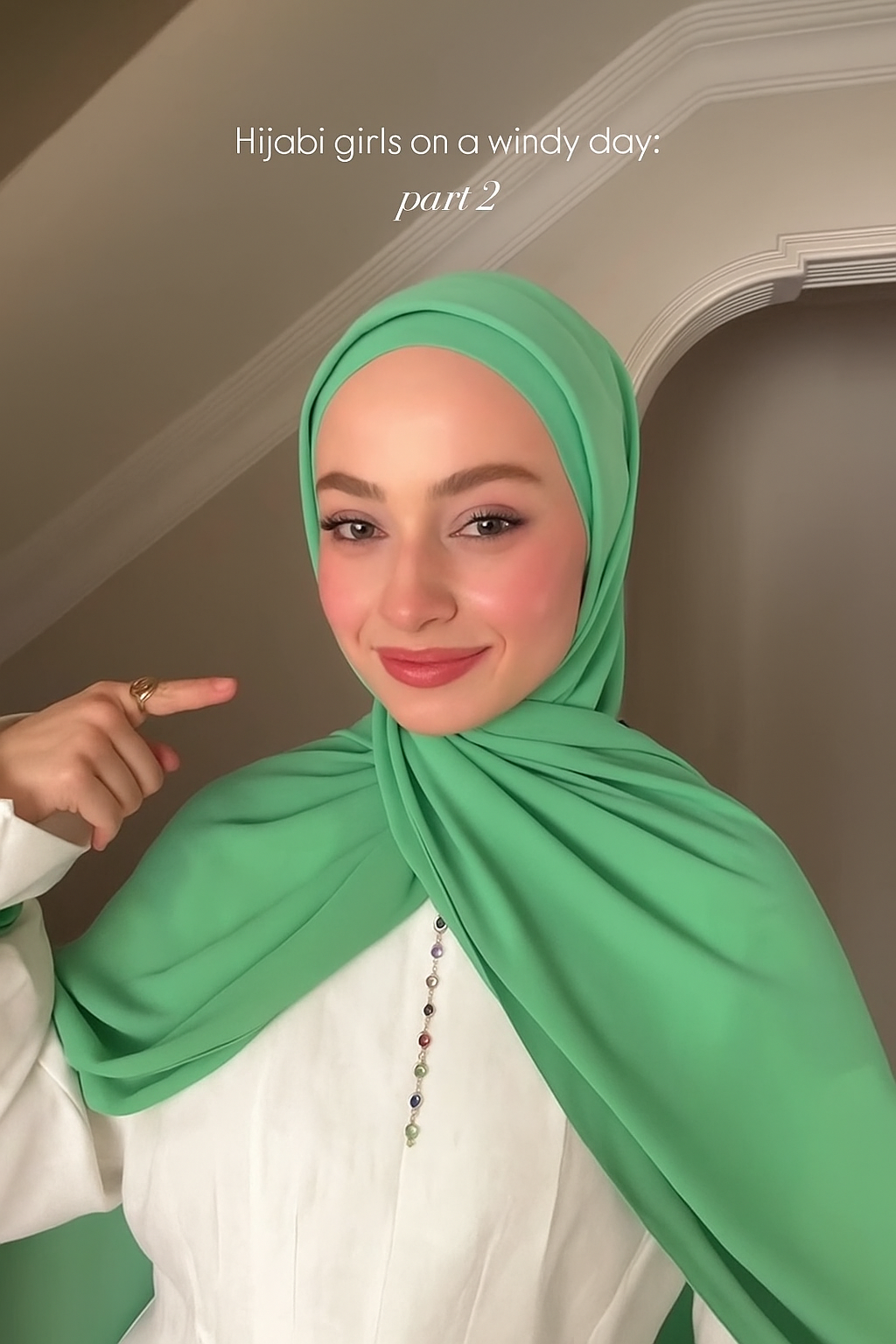 Turkish Hijab With Magnetic Buckle